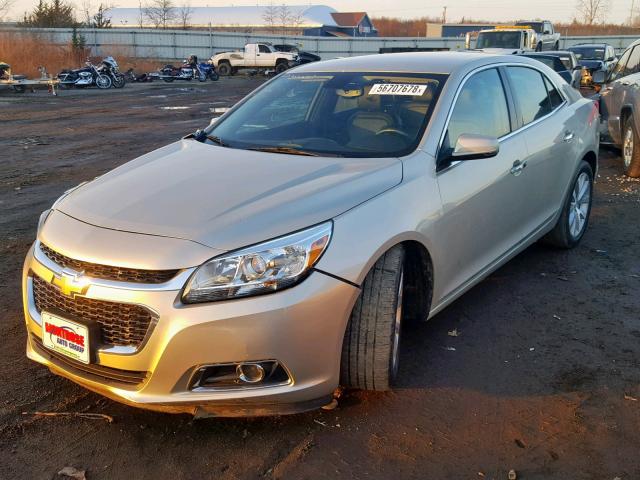 1G11F5SL5FF177892 - 2015 CHEVROLET MALIBU LTZ SILVER photo 2