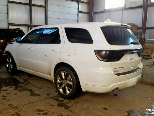 1C4SDJCT6EC561673 - 2014 DODGE DURANGO R/ WHITE photo 3