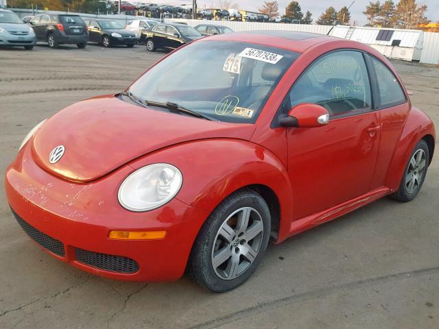 3VWRR31C86M410863 - 2006 VOLKSWAGEN NEW BEETLE RED photo 2