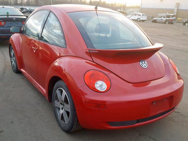 3VWRR31C86M410863 - 2006 VOLKSWAGEN NEW BEETLE RED photo 3