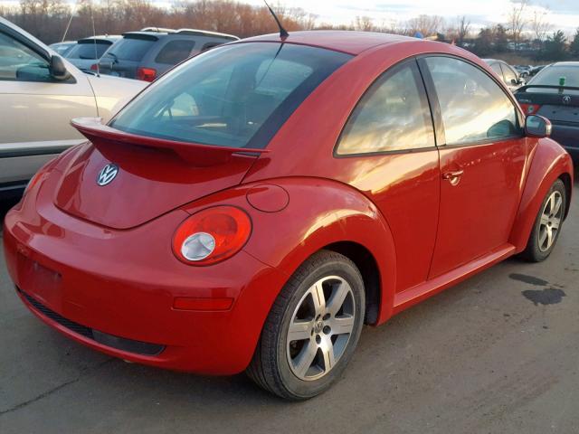 3VWRR31C86M410863 - 2006 VOLKSWAGEN NEW BEETLE RED photo 4