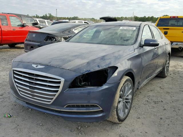 KMHGN4JE5GU118352 - 2016 HYUNDAI GENESIS 3. BLUE photo 2