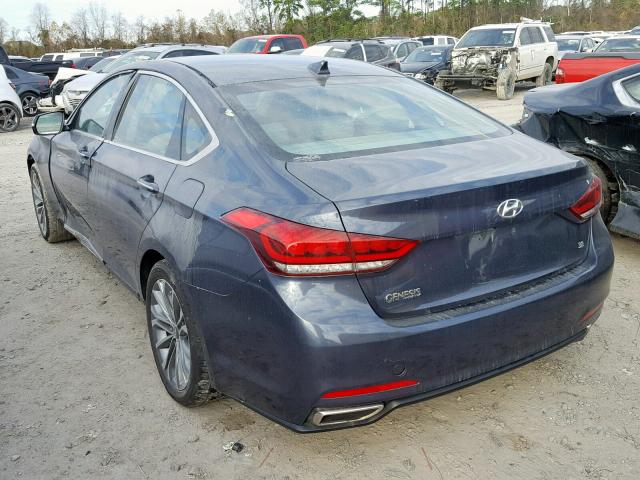 KMHGN4JE5GU118352 - 2016 HYUNDAI GENESIS 3. BLUE photo 3