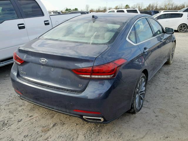 KMHGN4JE5GU118352 - 2016 HYUNDAI GENESIS 3. BLUE photo 4