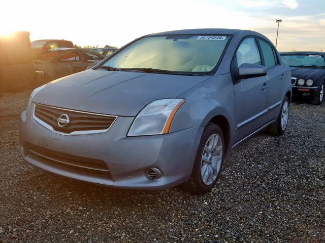 3N1AB6AP1CL719670 - 2012 NISSAN SENTRA 2.0 SILVER photo 2