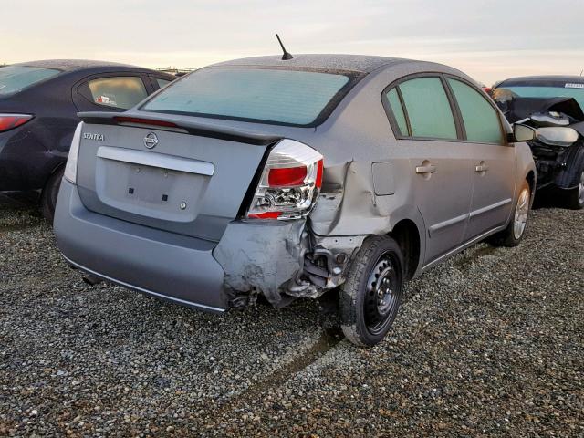 3N1AB6AP1CL719670 - 2012 NISSAN SENTRA 2.0 SILVER photo 4