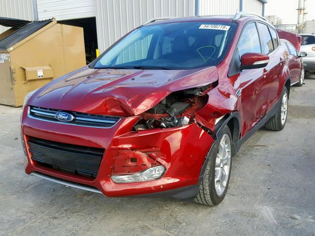 1FMCU0J95GUC57863 - 2016 FORD ESCAPE TIT RED photo 2