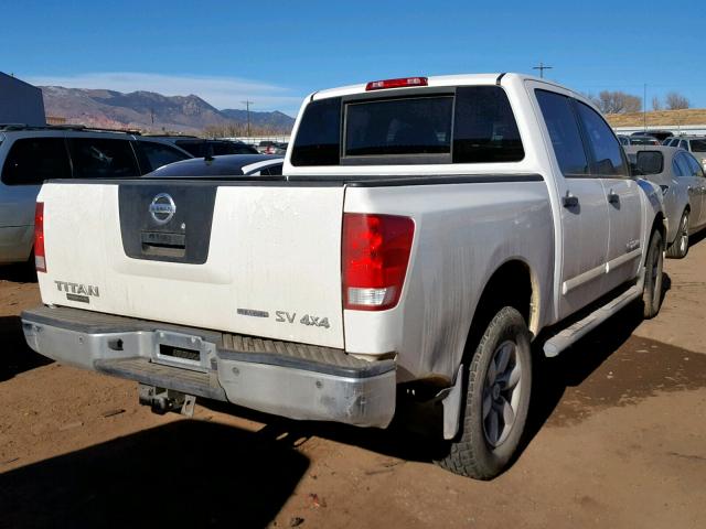 1N6BA0EC1BN321752 - 2011 NISSAN TITAN S WHITE photo 4