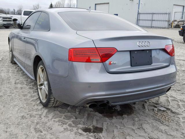 WAULGBFR4FA008077 - 2015 AUDI S5 TECHNIK GRAY photo 3