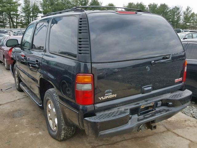 1GKEK63U53J307894 - 2003 GMC YUKON DENA BLACK photo 3