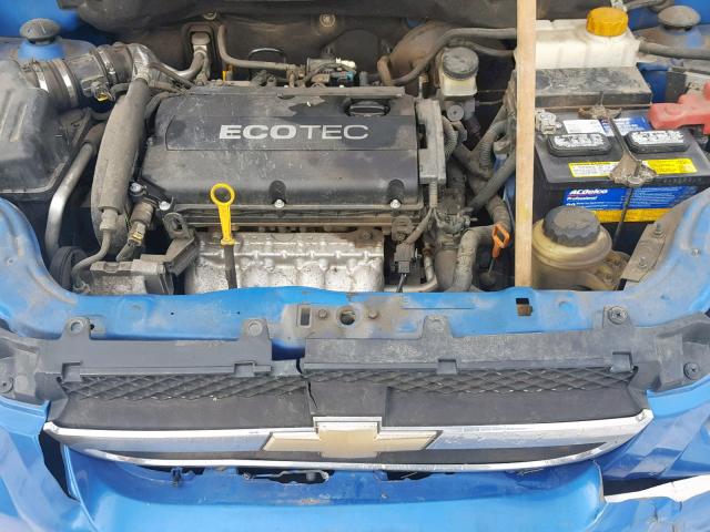 KL1TD5DE4AB125598 - 2010 CHEVROLET AVEO LS BLUE photo 7