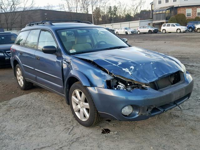 4S4BP61C767316457 - 2006 SUBARU LEGACY OUT BLUE photo 1