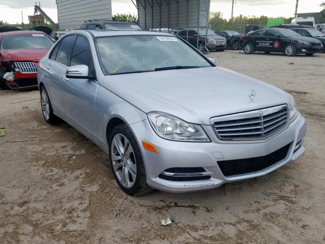 WDDGF4HB2EA918205 - 2014 MERCEDES-BENZ C 250 SILVER photo 1