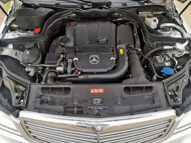 WDDGF4HB2EA918205 - 2014 MERCEDES-BENZ C 250 SILVER photo 7