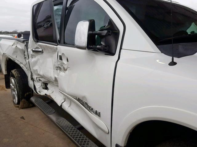 1N6AA0EC5CN318611 - 2012 NISSAN TITAN S WHITE photo 9