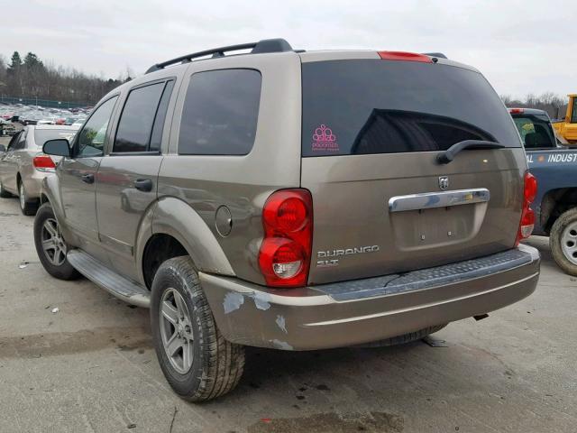 1D4HB48N14F206616 - 2004 DODGE DURANGO SL GOLD photo 3