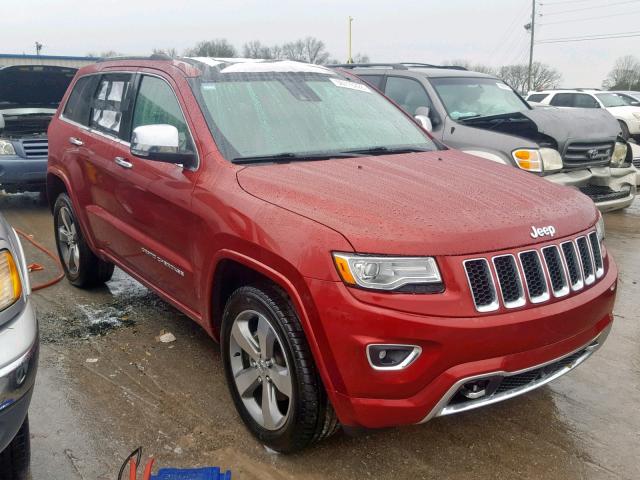 1C4RJFCG3EC584738 - 2014 JEEP GRAND CHER RED photo 1