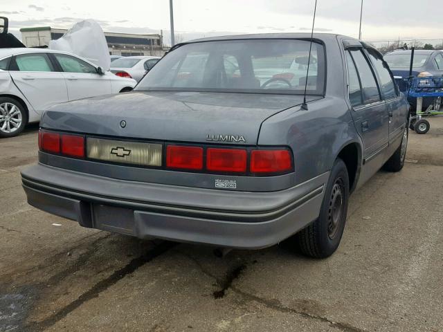 2G1WL54T4R9113495 - 1994 CHEVROLET LUMINA GRAY photo 4