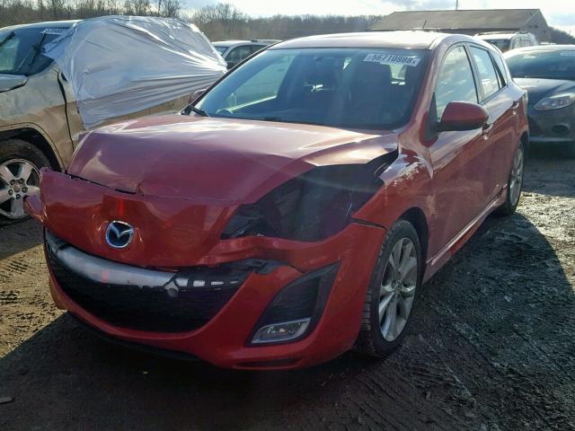 JM1BL1M54B1435015 - 2011 MAZDA 3 S RED photo 2