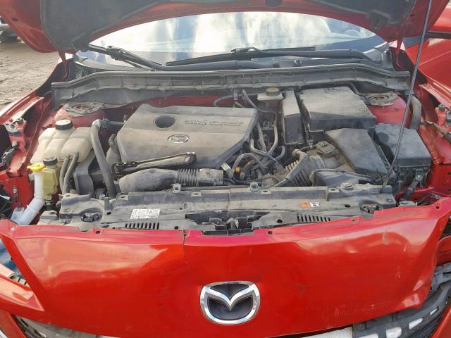 JM1BL1M54B1435015 - 2011 MAZDA 3 S RED photo 7