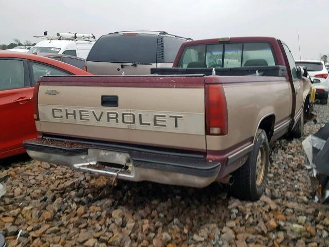 1GCEC14K6PZ249309 - 1993 CHEVROLET GMT-400 C1 BROWN photo 4