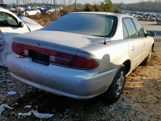 2G4WS52J441328521 - 2004 BUICK CENTURY CU SILVER photo 4