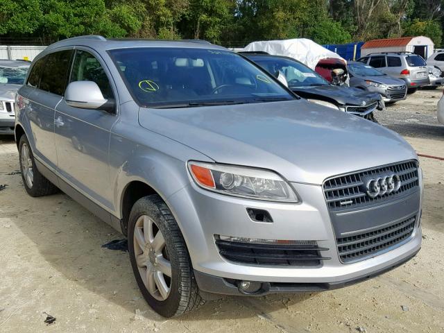 WA1BY74L07D027436 - 2007 AUDI Q7 3.6 QUA SILVER photo 1