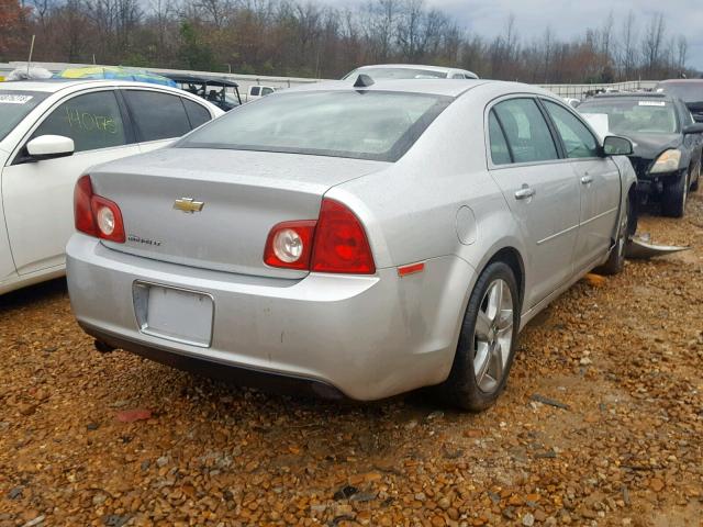 1G1ZC5E02CF209822 - 2012 CHEVROLET MALIBU 1LT ვერცხლისფერი ფოტო 4