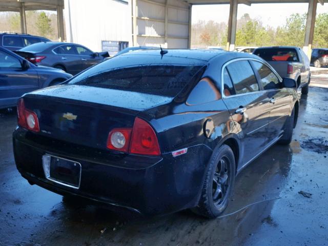 1G1ZH57BX9F155551 - 2009 CHEVROLET MALIBU 1LT BLACK photo 4