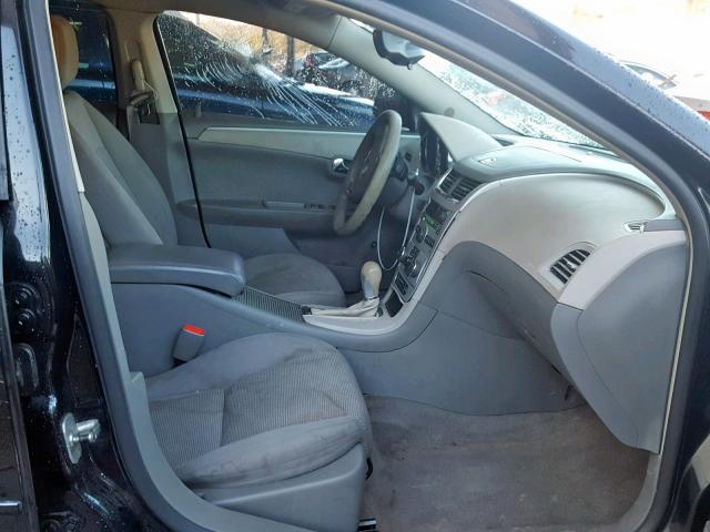 1G1ZH57BX9F155551 - 2009 CHEVROLET MALIBU 1LT BLACK photo 5