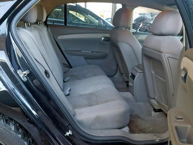 1G1ZH57BX9F155551 - 2009 CHEVROLET MALIBU 1LT BLACK photo 6