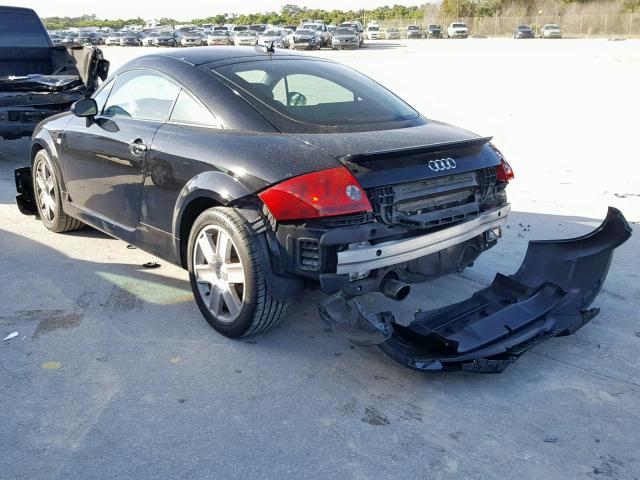 TRUSC28N861005970 - 2006 AUDI TT BLACK photo 3