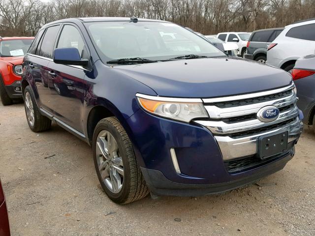 2FMDK3KC2BBA33969 - 2011 FORD EDGE LIMIT BLUE photo 1