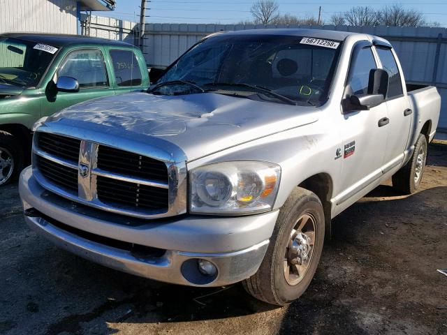 3D7KR28C07G701464 - 2007 DODGE RAM 2500 S SILVER photo 2