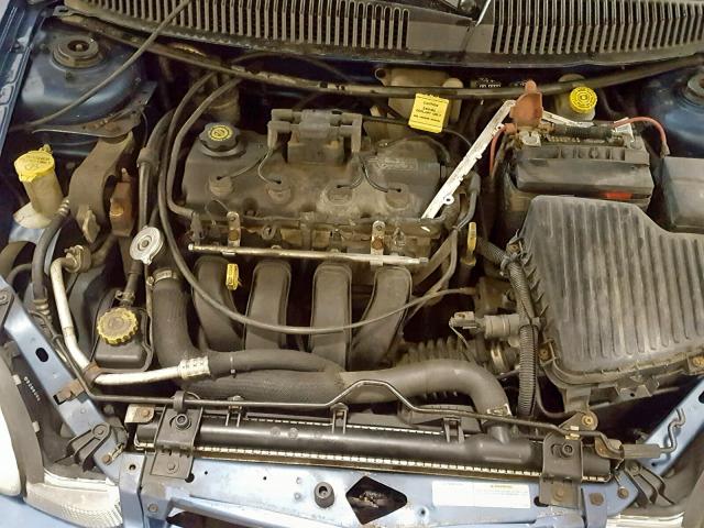 1B3ES56C42D642667 - 2002 DODGE NEON ES BLUE photo 7