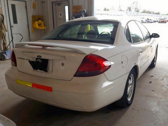 1FAFP55S24G160753 - 2004 FORD TAURUS SES WHITE photo 4