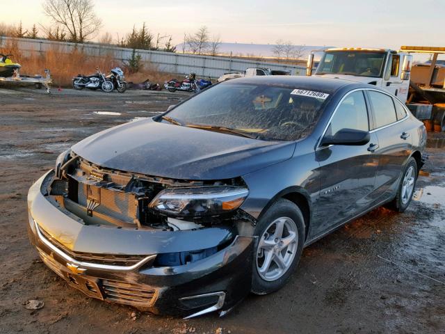 1G1ZB5ST2HF275280 - 2017 CHEVROLET MALIBU LS 石墨色 照片 2