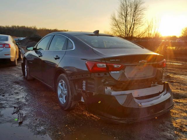 1G1ZB5ST2HF275280 - 2017 CHEVROLET MALIBU LS 石墨色 照片 3