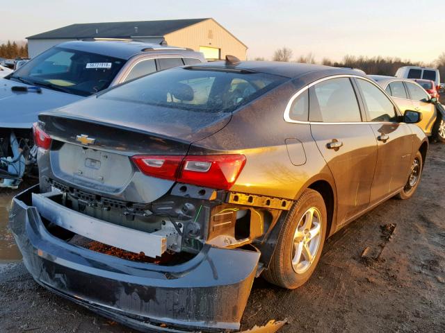 1G1ZB5ST2HF275280 - 2017 CHEVROLET MALIBU LS 石墨色 照片 4