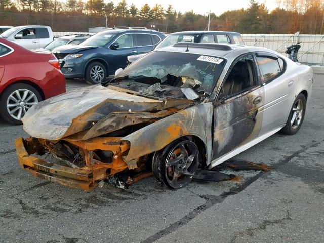 2G2WR544741213536 - 2004 PONTIAC GRAND PRIX SILVER photo 2