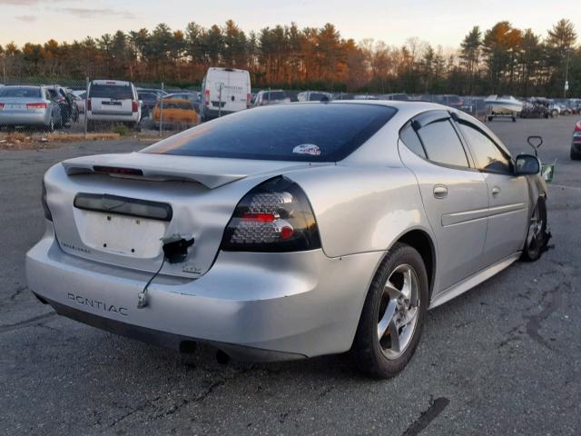 2G2WR544741213536 - 2004 PONTIAC GRAND PRIX SILVER photo 4