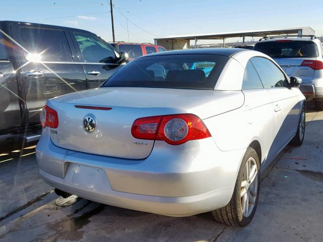 WVWFA7AH1AV010948 - 2010 VOLKSWAGEN EOS LUX SILVER photo 4