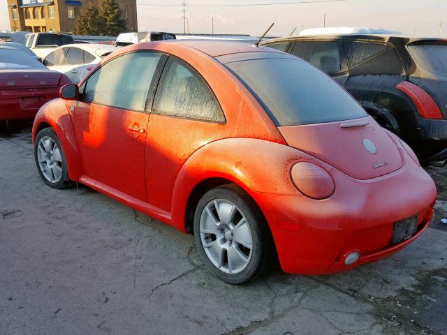 3VWFE21C12M461351 - 2002 VOLKSWAGEN NEW BEETLE წითელი ფოტო 3