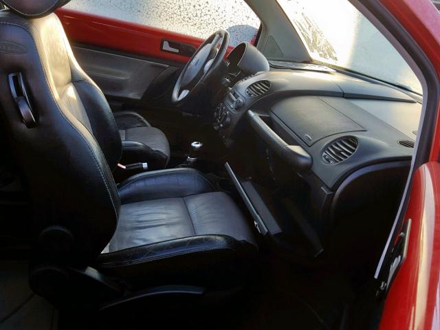 3VWFE21C12M461351 - 2002 VOLKSWAGEN NEW BEETLE წითელი ფოტო 5