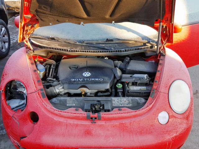 3VWFE21C12M461351 - 2002 VOLKSWAGEN NEW BEETLE წითელი ფოტო 7