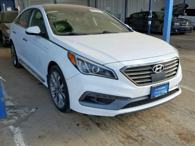 5NPE34AB3FH190828 - 2015 HYUNDAI SONATA SPO WHITE photo 1