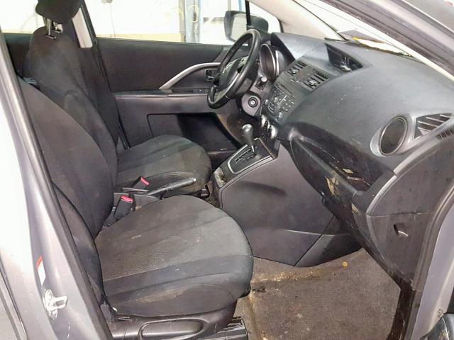 JM1CW2CL3C0104466 - 2012 MAZDA 5 SILVER photo 5