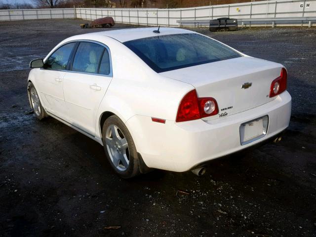 1G1ZJ577494170705 - 2009 CHEVROLET MALIBU 2LT WHITE photo 3