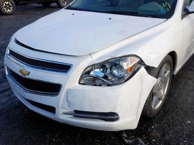 1G1ZJ577494170705 - 2009 CHEVROLET MALIBU 2LT WHITE photo 9