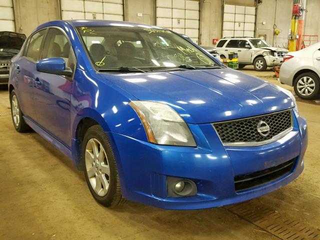 3N1AB6APXBL717558 - 2011 NISSAN SENTRA 2.0 BLUE photo 1